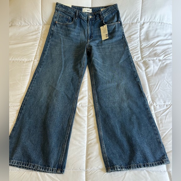 Dynamite Denim - Dynamite size 14/32 Short Heidi Wide Leg Jeans